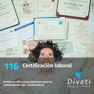 Registro de Certificación laboral