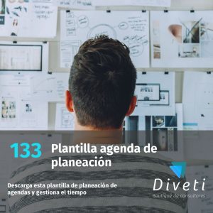 Plantilla agenda de planeación