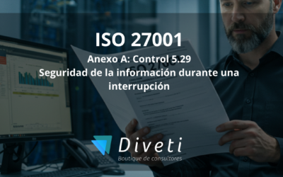 La Seguridad de la información durante la interrupción en la ISO 27001:2022